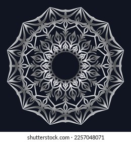 Decorative elements luxury ornament pattern gradient mandala design