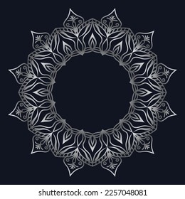 Decorative elements luxury ornament pattern gradient mandala design