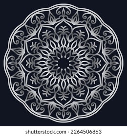 Decorative elements luxury ornament pattern gradient mandala design