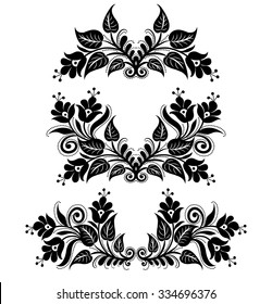 Decorative elements pattern design