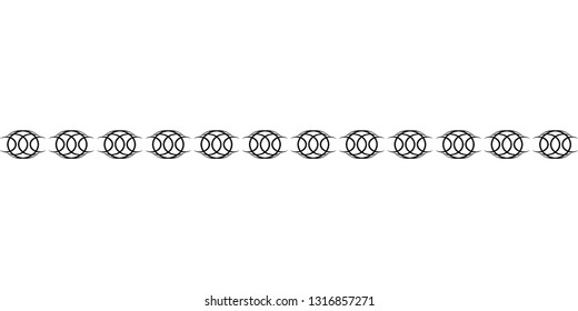Decorative elements, text dividers, vector hand drawn