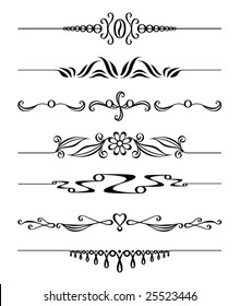 Decorative elements, vector