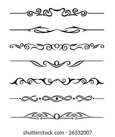 Decorative elements, vector