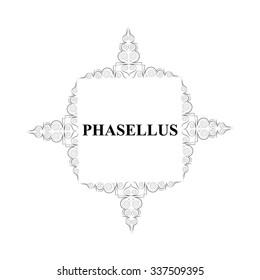 Decorative elements. Vector frame