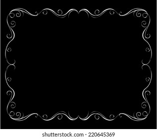 Decorative elements. Vector. Frames. 
