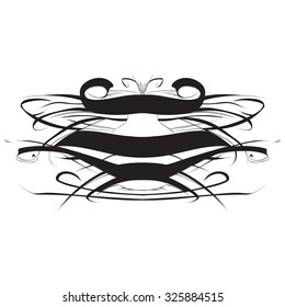decorative elements in vintage style for decoration layout, framing.