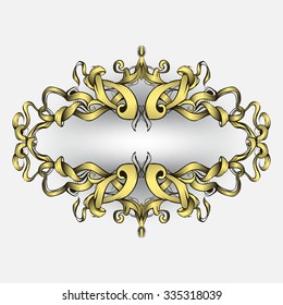 decorative elements in vintage style for decoration layout, framing, for tektsta for advertising, vector illustration hands