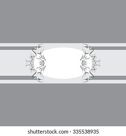 decorative elements in vintage style for decoration layout, framing, for tektsta for advertising, vector illustration hands