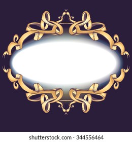 decorative elements in vintage style for decoration layout, framing, for text for advertising, vector illustration hands