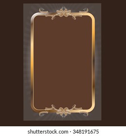 decorative elements in vintage style for decoration layout, framing, for text for advertising, vector illustration hands