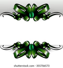 decorative elements in vintage style for decoration layout, framing, for tektsta for advertising, vector illustration hands