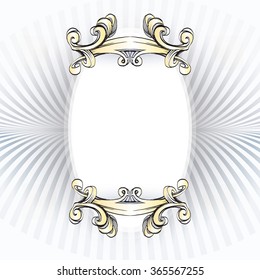 decorative elements in vintage style for decoration layout, framing, for text for advertising, vector illustration hands, ornamental part of the frame