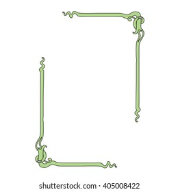 decorative elements in vintage style for decoration layout, framing, for text for advertising, illustration hands, vector