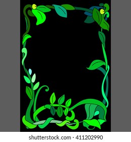 decorative elements in vintage style for decoration layout, framing, for advertising, vector illustration