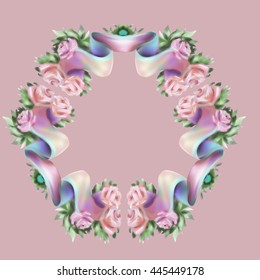 decorative elements in vintage style for decoration layout, framing, for advertising, vector illustration hands