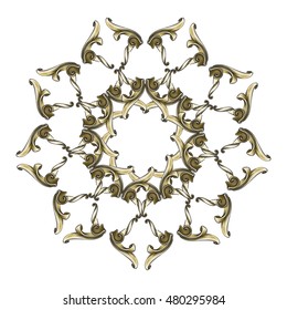 decorative elements in vintage style for decoration layout, framing, for text for advertising, vector illustration hands