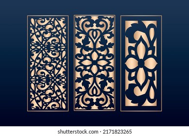 decorative elementsborder frame borders pattern islamic pattern | files dxf | Laser cut panel template | cnc files