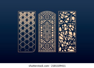 
decorative elementsborder frame borders pattern islamic pattern | files dxf | Laser cut panel template | cnc files islamic dxf decoration
