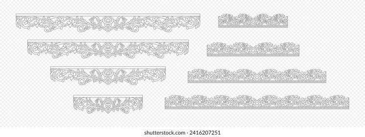decorative elementsborder frame borders pattern islamic pattern | files eps | Laser cut panel template