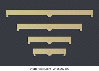 decorative elementsborder frame borders pattern islamic pattern | files eps | Laser cut panel template