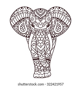 Hand Drawn Zentangle Ostrich Coloring Pagelogo Stock Vector (Royalty ...