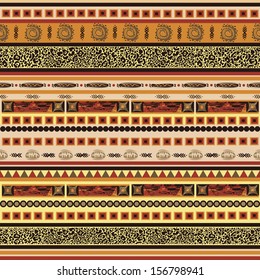 Decorative ethnic African pattern. Print on fabric, paper, gift, design, printing projects, cards, and web projects