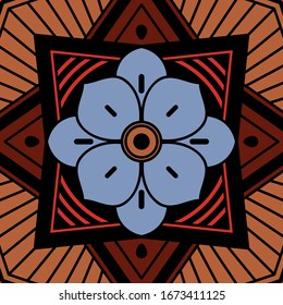 Decorative ethnic ornament. Good decoration for the holidays. Perfect for printing, greeting card.
