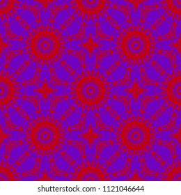 decorative ethnic ornament. Seamless vector illustration. Floral style. for printing on fabric, paper for scrapbooking, wallpaper, cover, page fantastic mandala book