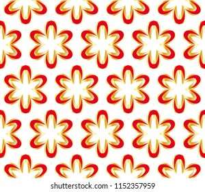 decorative ethnic ornament. Seamless vector illustration. Floral style. for printing on fabric, paper for scrapbooking, wallpaper, cover, page book.