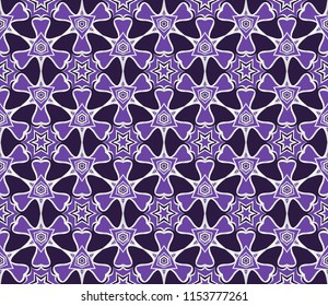 decorative ethnic ornament. Seamless vector illustration. Floral style. for printing on fabric, paper for scrapbooking, wallpaper, cover, page book.