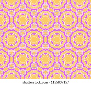 decorative ethnic ornament. Seamless vector illustration. Floral style. for printing on fabric, paper for scrapbooking, wallpaper, cover, page book.