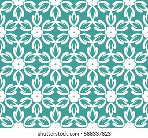 decorative ethnic ornament. Seamless vector illustration. Floral style. For interior design, fabric print, page fill, wallpaper, textile