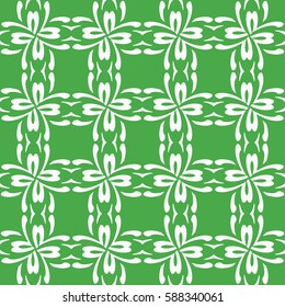decorative ethnic ornament. Seamless vector illustration. Floral style. For interior design, fabric print, page fill, wallpaper, textile