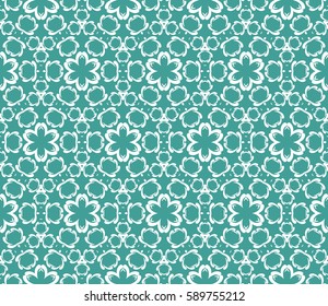decorative ethnic ornament. Seamless vector illustration. Floral style. For interior design, fabric print, page fill, wallpaper, textile