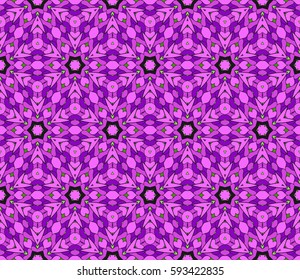 decorative ethnic ornament. Seamless vector illustration. Floral style. For interior design, fabric print, page fill, wallpaper, textile