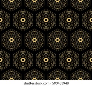 decorative ethnic ornament. Seamless vector illustration. Floral style. For interior design, fabric print, page fill, wallpaper, textile