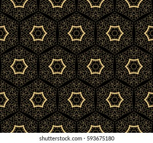 decorative ethnic ornament. Seamless vector illustration. Floral style. For interior design, fabric print, page fill, wallpaper, textile