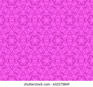 decorative ethnic ornament. Seamless vector illustration. Floral style. For interior design, fabric print, page fill, wallpaper, textile