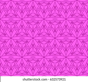decorative ethnic ornament. Seamless vector illustration. Floral style. For interior design, fabric print, page fill, wallpaper, textile