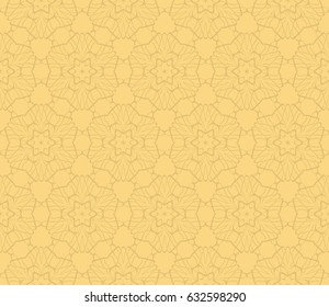 decorative ethnic ornament. Seamless vector illustration. Floral style. For interior design, fabric print, page fill, wallpaper, textile
