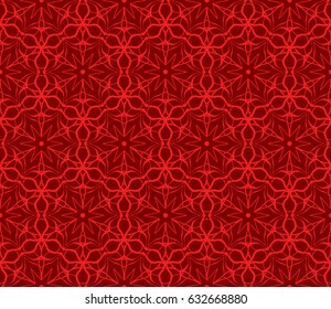 decorative ethnic ornament. Seamless vector illustration. Floral style. For interior design, fabric print, page fill, wallpaper, textile
