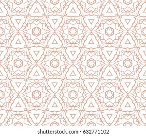 decorative ethnic ornament. Seamless vector illustration. Floral style. For interior design, fabric print, page fill, wallpaper, textile