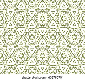 decorative ethnic ornament. Seamless vector illustration. Floral style. For interior design, fabric print, page fill, wallpaper, textile