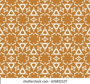 decorative ethnic ornament. Seamless vector illustration. Floral style. For interior design, fabric print, page fill, wallpaper, textile