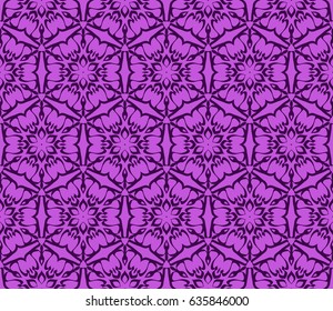 decorative ethnic ornament. Seamless vector illustration. Floral style. For interior design, fabric print, page fill, wallpaper, textile