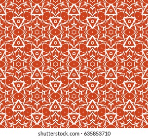 decorative ethnic ornament. Seamless vector illustration. Floral style. For interior design, fabric print, page fill, wallpaper, textile