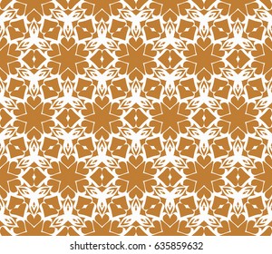 decorative ethnic ornament. Seamless vector illustration. Floral style. For interior design, fabric print, page fill, wallpaper, textile