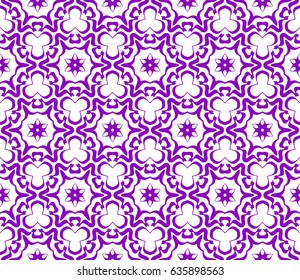 decorative ethnic ornament. Seamless vector illustration. Floral style. For interior design, fabric print, page fill, wallpaper, textile