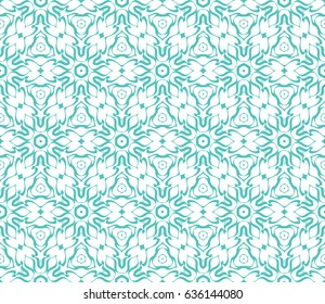 decorative ethnic ornament. Seamless vector illustration. Floral style. For interior design, fabric print, page fill, wallpaper, textile