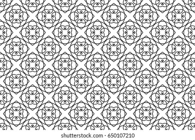 decorative ethnic ornament. Seamless vector illustration. geometric style. for printing on fabric, paper for scrapbooking, wallpaper, cover, page book.